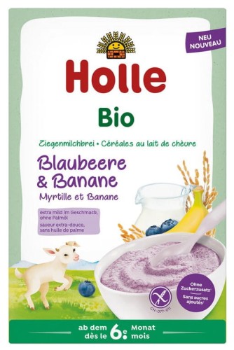 Holle Bio Kaszka Jagoda Banan Na Kozim Mleku 6m 250g Ekologiczna
