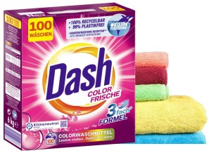 Dash Proszek Żel Do Prania Kolorowego 100 Prań Color Frishe
