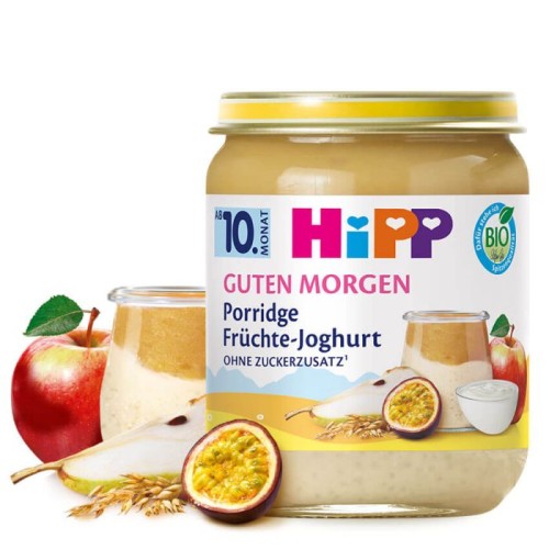 Hipp Bio Porridge Zbożowy Jogurt Owocowy Na Śniadanie 10m Maracuja