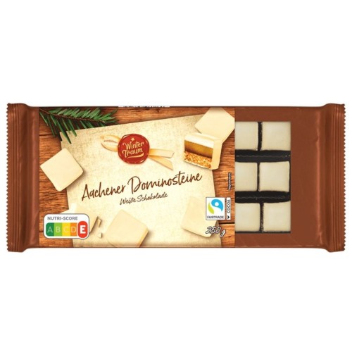 Wintertraum Domino Kostki Biała Czekolada Piernik 250g Boże Narodzenie