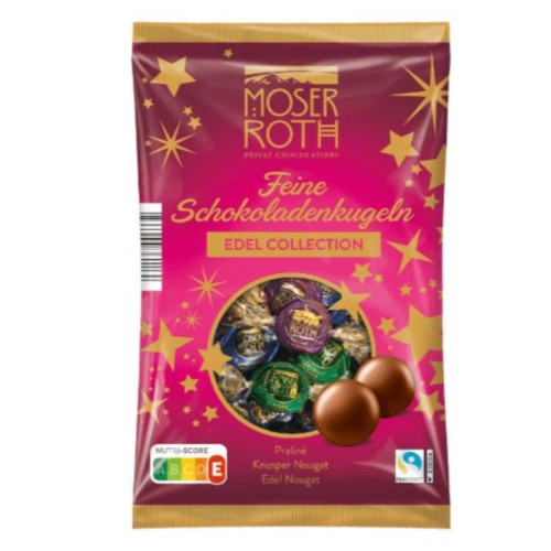 Moser Roth Świąteczne Kule Edel Collection Mix Smaków 150g Boże Narodzenie