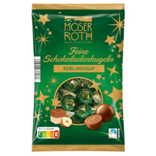 Moser Edel Nougat Roth Świąteczne Kule Krem Noisette 150g Boże Narodzenie