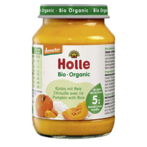 Holle Bio Ekologiczna Dynia Z Ryżem Pełnoziarnistym 5m 190g.jpg