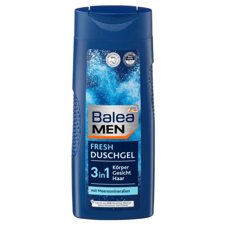 Balea Men Fresh Żel Pod Prysznic I Szampon Minerały 300ml.jpg