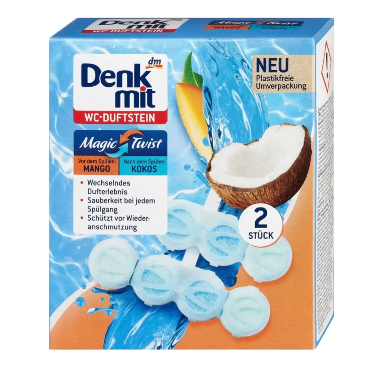 Denkmit Zawieszka Do Toalety Wc Magic Twist Na Kamień 2szt Mango Kokos.jpg