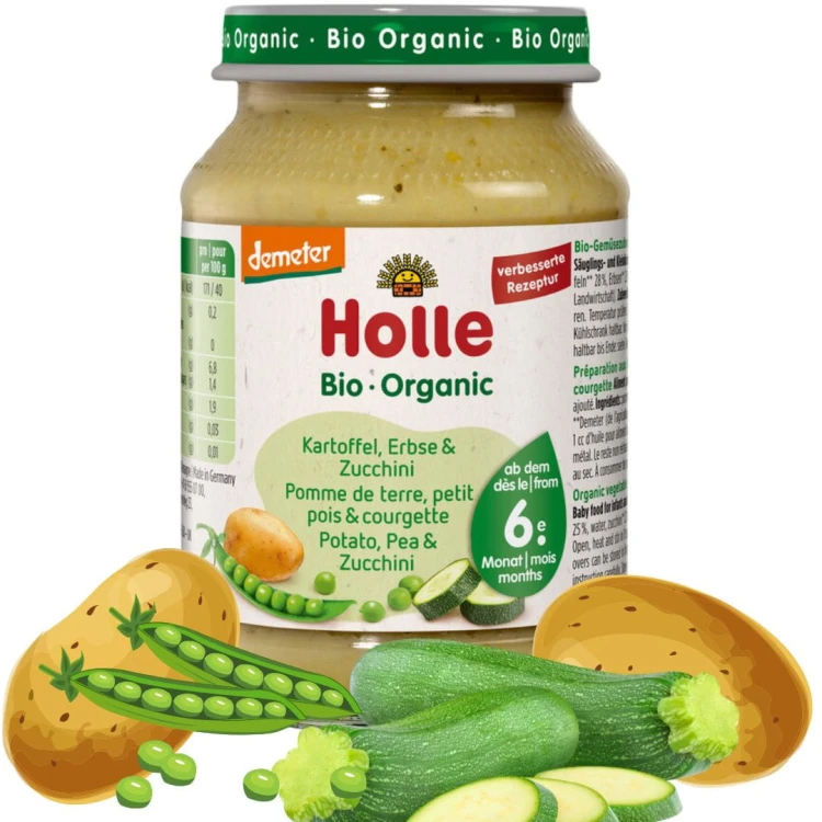 Holle Bio Ekologiczne Warzywa Ziemniaki Groszek Cukinia 6m.jpg