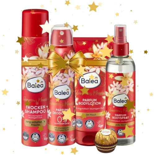Balea Glamorous Moment Prezent Zestaw Kosmetyków Perfumowanych Ciało Włosy.jpg