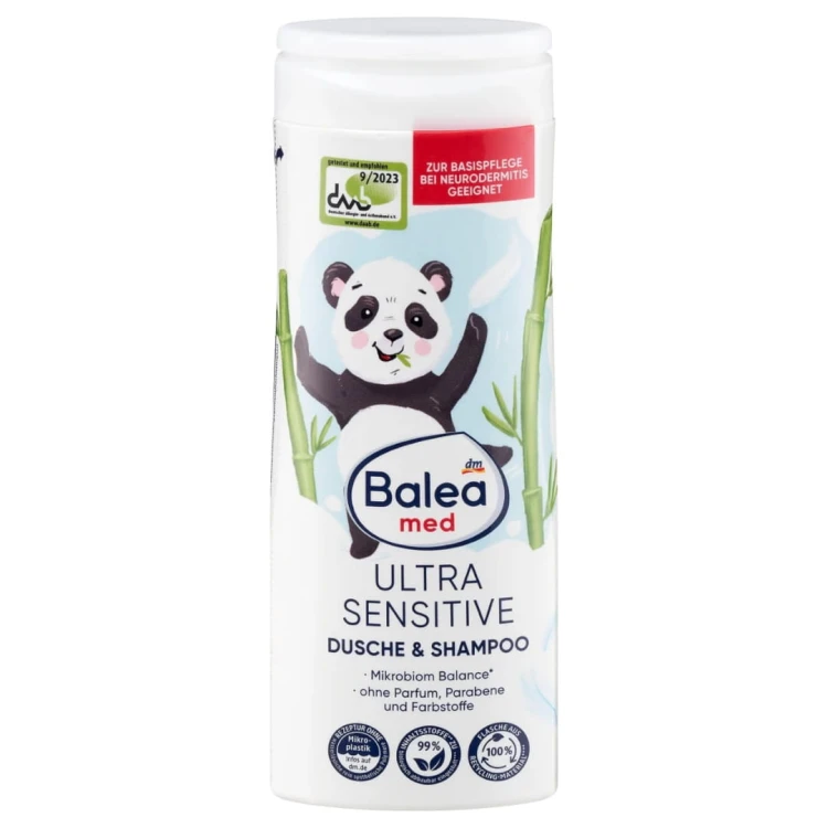Balea Med Sensitive Szampon I Żel Dla Dzieci Panda 300ml Skóra Wrażliwa.jpg