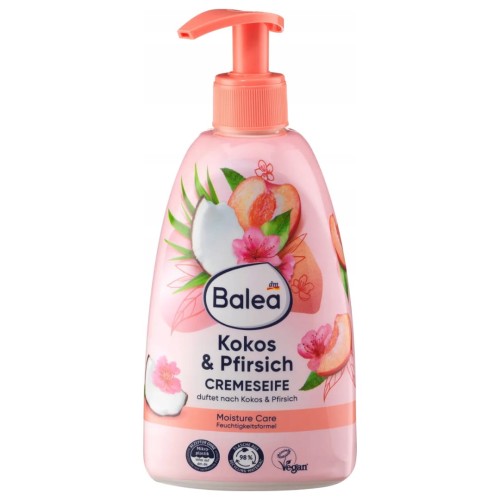 Balea Kokos Brzoskwinia Mydło W Płynie 500ml.jpg