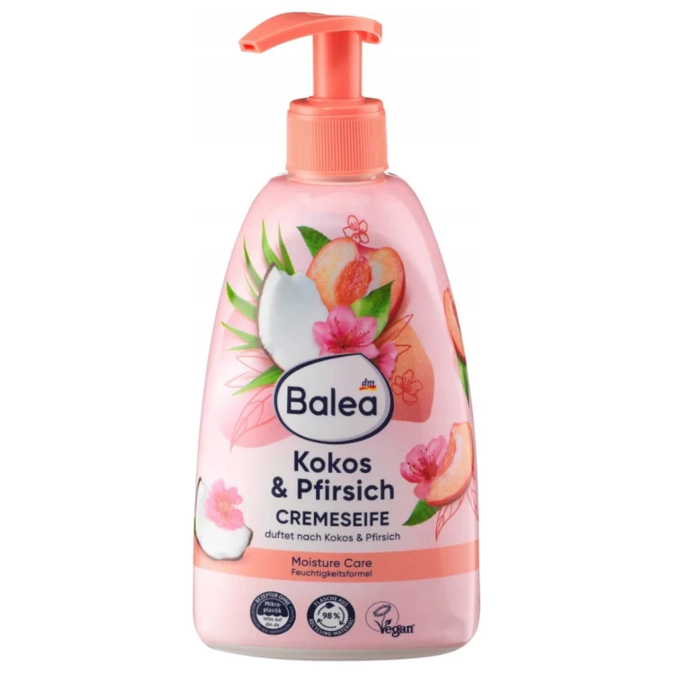 Balea Kokos Brzoskwinia Mydło W Płynie 500ml.jpg