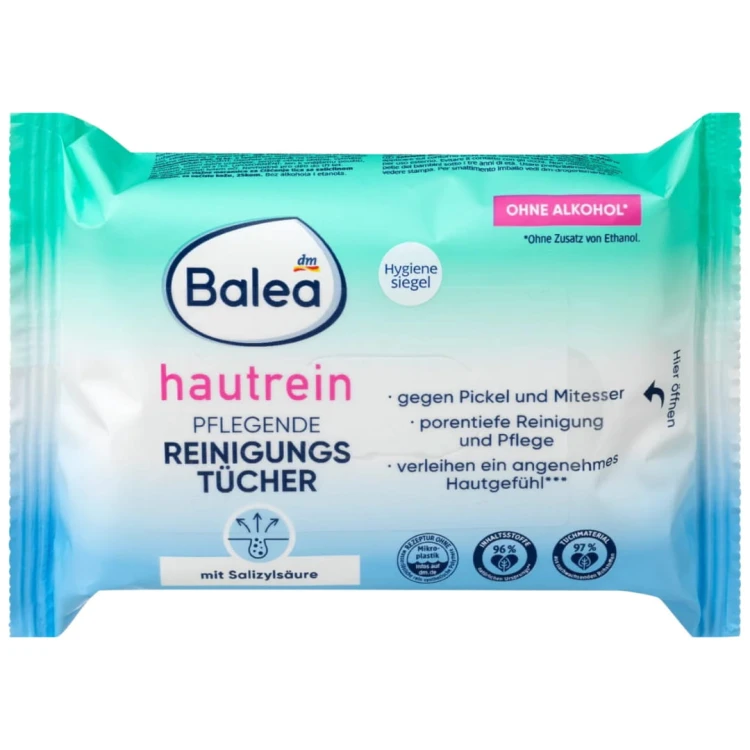 Balea Hautrein Chusteczki Cera Trądzikowa 25Szt.jpg
