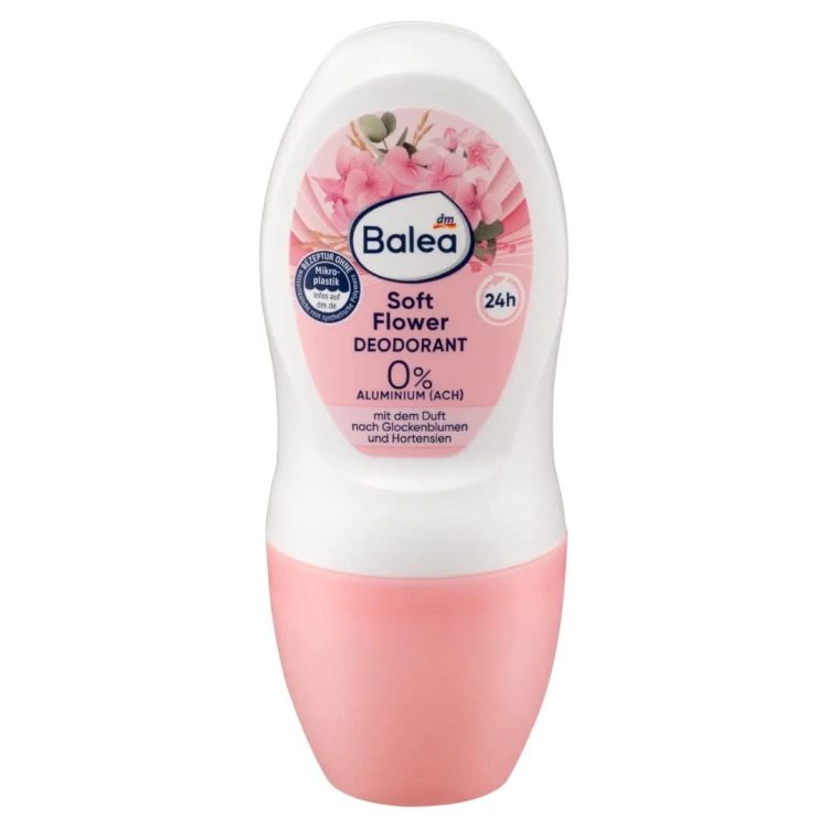 Balea Soft Flower Deo Roll Dezodorant Kulka Dzwonki Hortensje 50ml.jpg