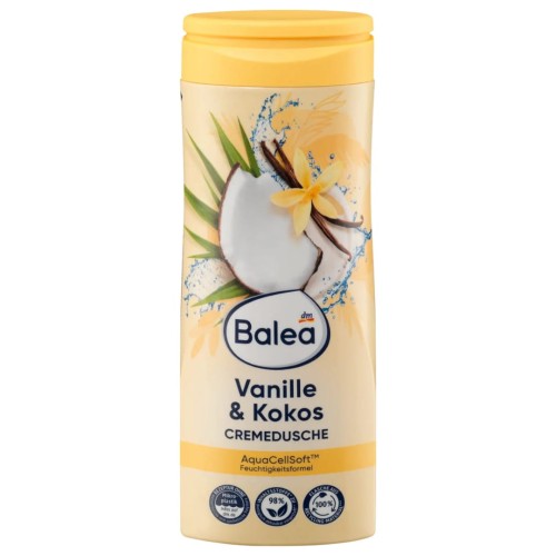 Balea Żel Pod Prysznic Kremowy Wanilia I Kokos 300ml.jpg