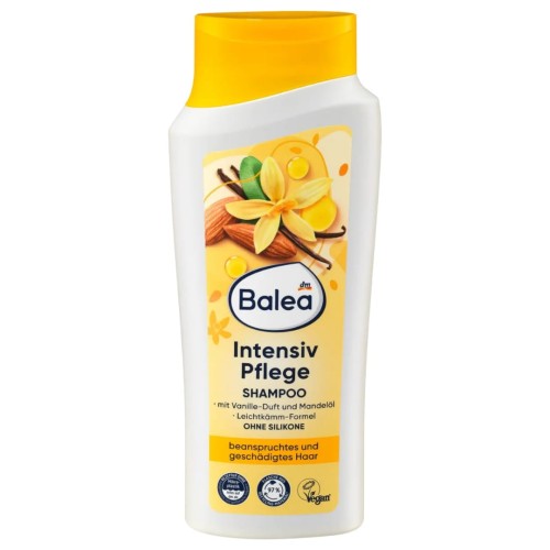 Balea Szampon Wanilia Migdał Zniszczone Włosy 300ml.jpg