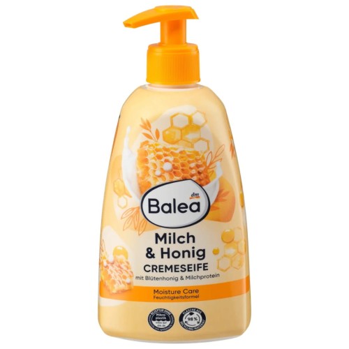 Balea Mydło Z Dozownikiem Mleko Z Miodem 500ml.jpg