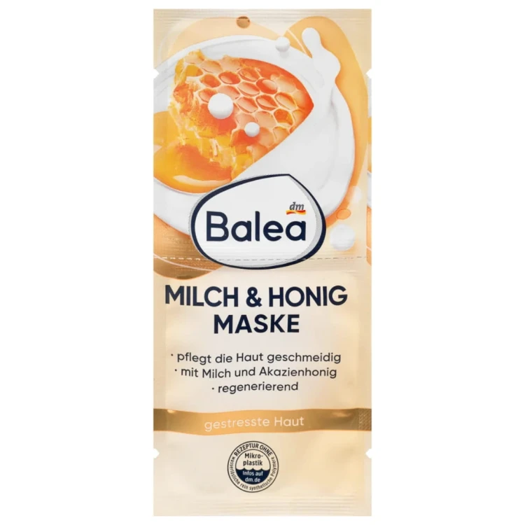 Balea Maseczka Regeneracyjna Do Twarzy Mleko Miód Macadamia.jpg