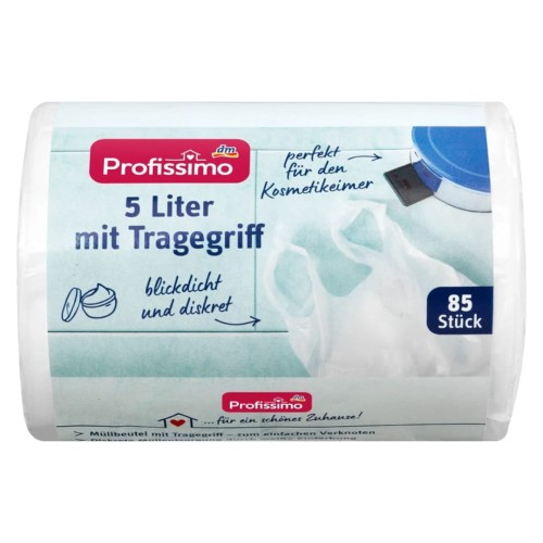 Profissimo Worki Na Odpady Kosmetyczne Śmieci 5L 85szt Łazienka Pieluchy.jpg