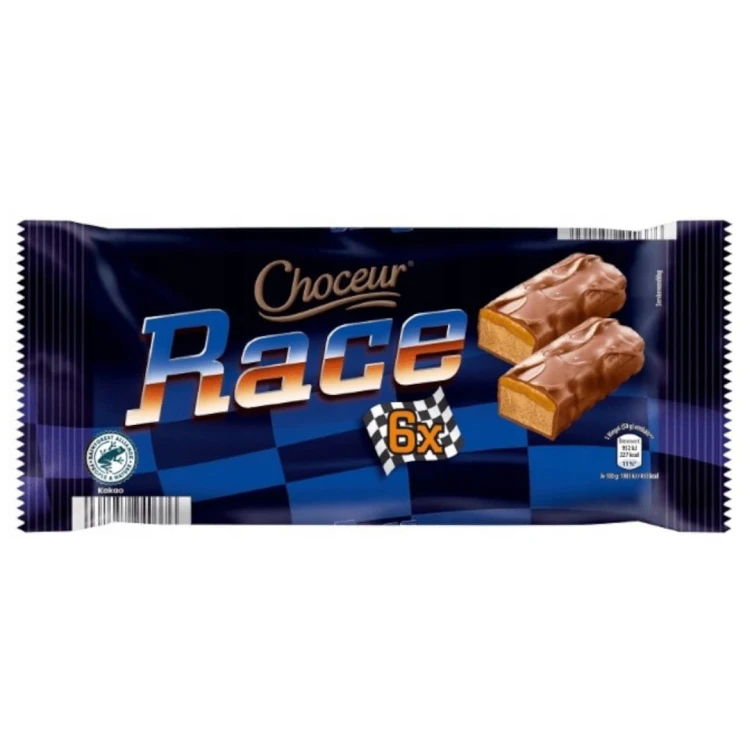 Choceur Race Bits Baton Karmel Mleko Czekolada 6szt.jpg