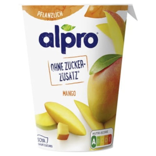Alpro Soya Jogurt Z Mango Dużo Owoców Bez Cukru 400g.jpg