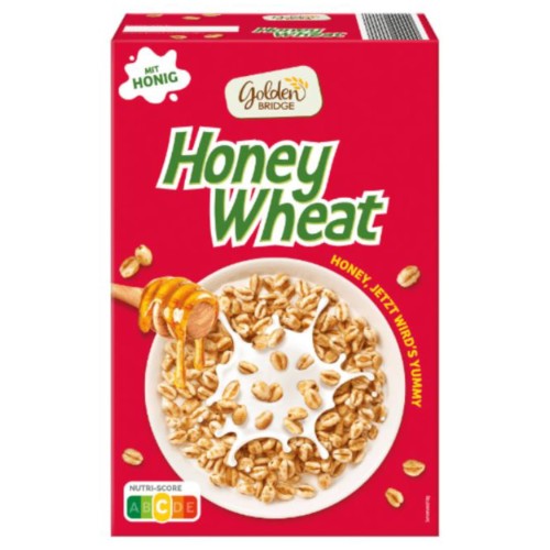 Golden Bridge Honey Wheat Chrupiąca Pszenica Z Miodem Płatki Do Mleka 750g.jpg