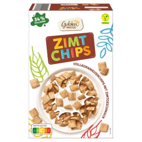 Golden Bridge Zimt Chips Płatki Chipsy Cynamonowe Do Mleka 750g.jpg
