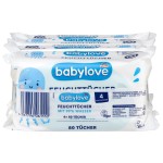 Babylove Chusteczki Nawilżane 99% Wody 320 szt