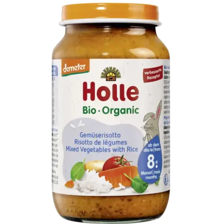 Holle Bio Warzywne Wegetariańskie Risotto 8m 220g Ekologiczny Obiadek.jpg