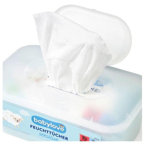 Babylove Chusteczki Sensitive W Pudełku Olejek Migdałowy 80szt Box Pudełko1.jpg