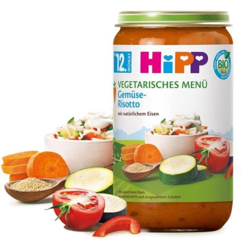 Hipp Bio Wegatariańskie Warzywne Risotto Z Amarantusem Zdrowy Obiadek 12m