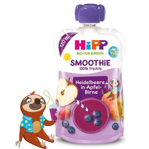 Hipp Smoothie Koktajl Owocowy W Saszetce Z Jagód Jabłek I Gruszek
