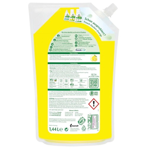Frosch Żel Płyn Do Prania Białego 1,44l Citrus