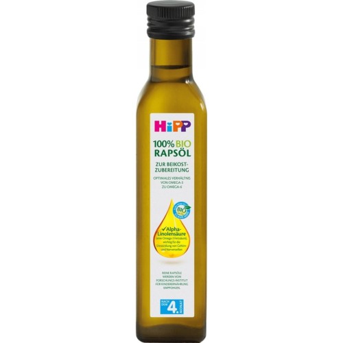 Hipp Bio Olej Rzepakowy Tłoczony Omega 3 i 6 5m