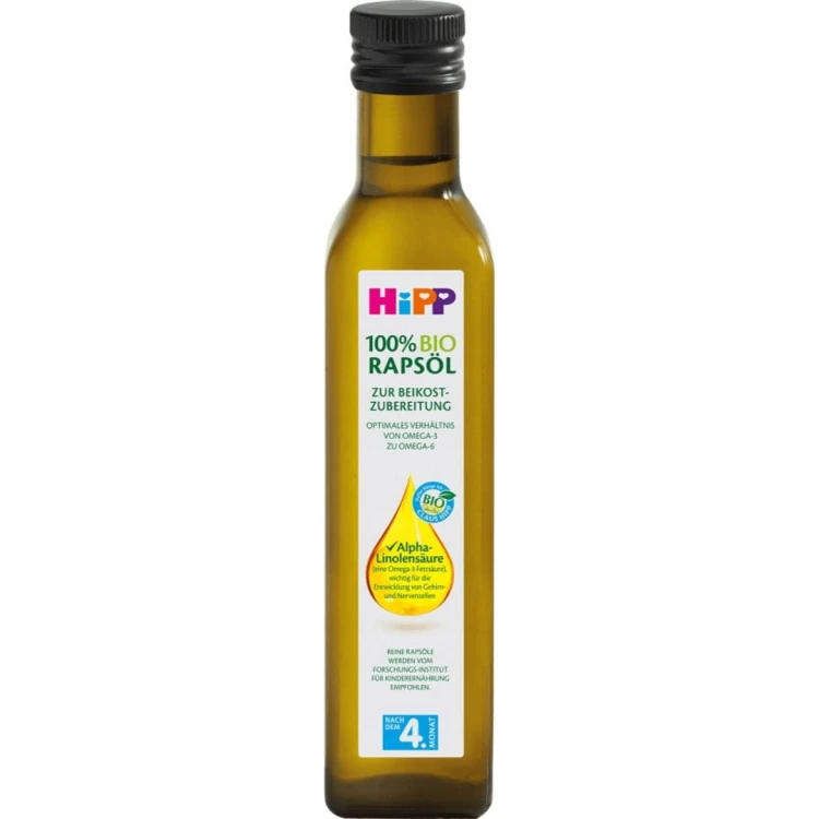Hipp Bio Olej Rzepakowy Tłoczony Omega 3 i 6 5m