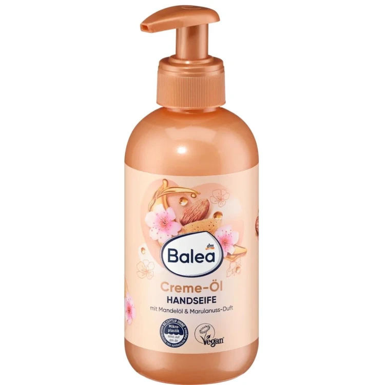 Balea Kremowe Mydło Do Rąk Olejek Migdałowy I Orzechy Marula 300ml