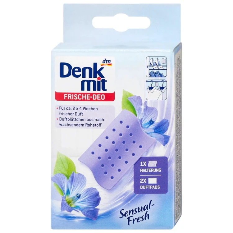 Denkmit Odświeżacz Zapach Do Kosza Na Śmieci Deo Sensual Fresh 2 pak