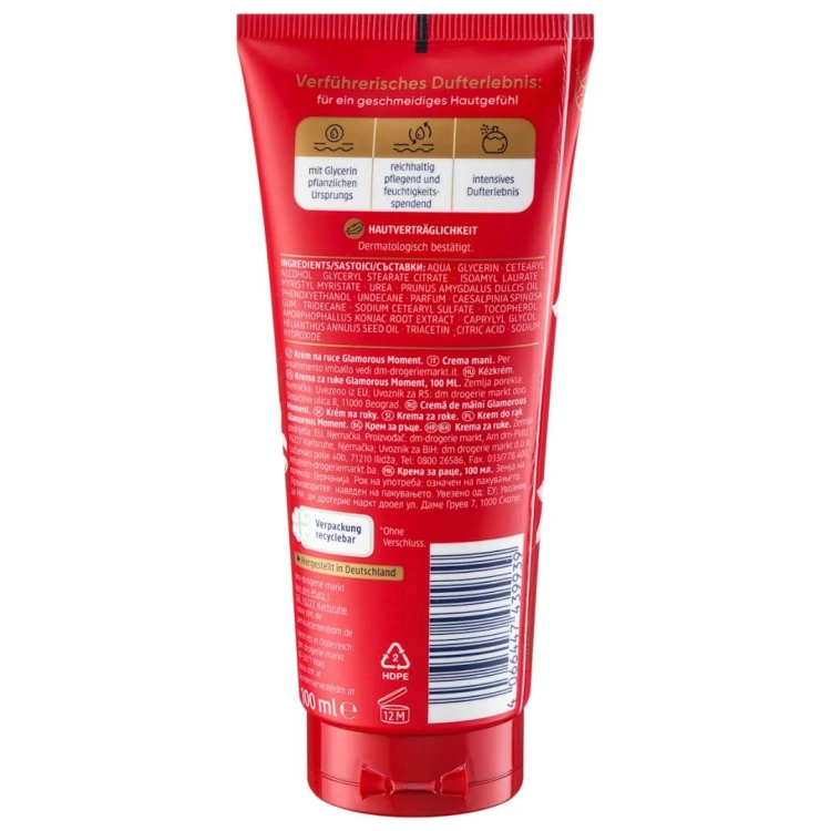 Balea Glamorous Moment Krem Do Rąk Dłoni 100Ml Orientalny Zapach