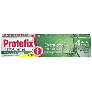 Protefix Klej Do Protez Super Mocny W Kremie Extra Stark 47g Aloe Vera