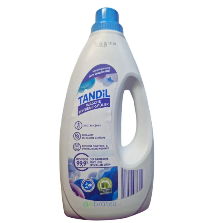 Tandil Higieniczny Płyn Do Prania Dezynfekcji Ubrań Bakterie Wirusy 1,5L