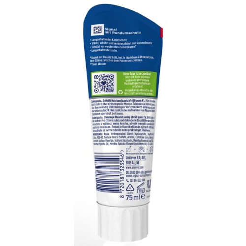 Signal Sport Gel Fresh Pasta Do Zębów Ochrona Szkliwa Świeży Oddech 75ml DE