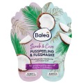 Balea Peeling I Maska Do Stóp 2w1 Shea Kokos Jedwabiste Gładkie Stopy