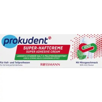 Prokudent Krem Do Protez Super Mocny Klej W Kremie Smak Miętowy 40g