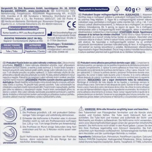 Prokudent Krem Do Protez Super Mocny Klej W Kremie Smak Miętowy 40g