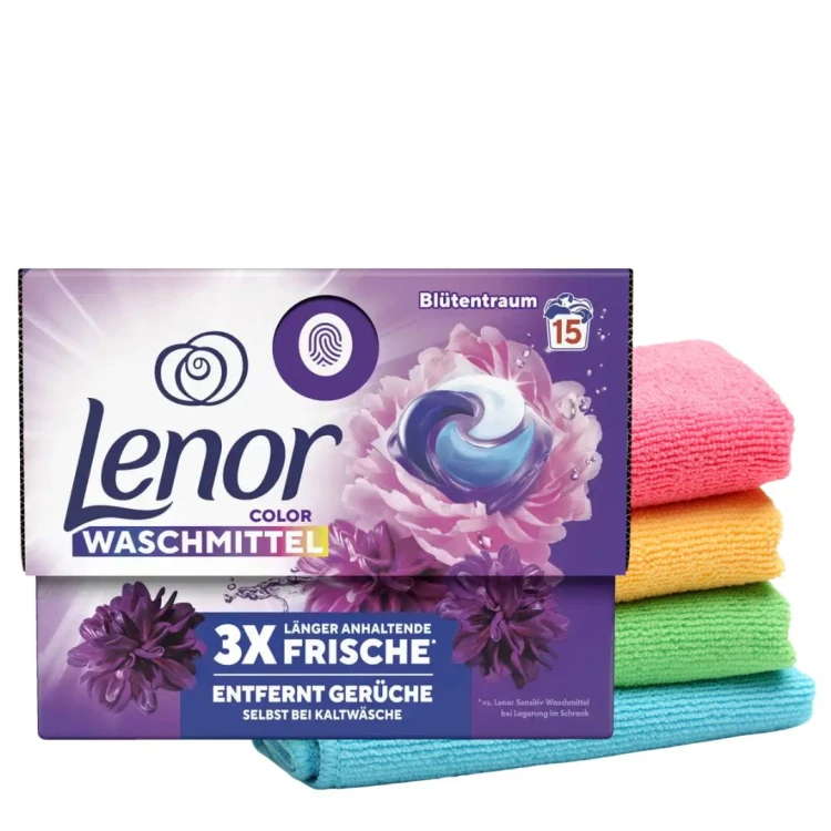 Lenor Pods Kapsułki Do Prania Blutentraum Color Caps 15 szt