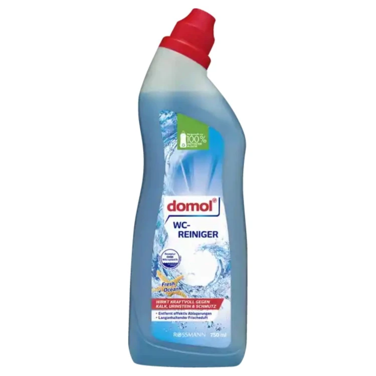 Domol Fresh Ozean Żel Do Wc Do Toalety Morski 0,75 L Brud I Osad
