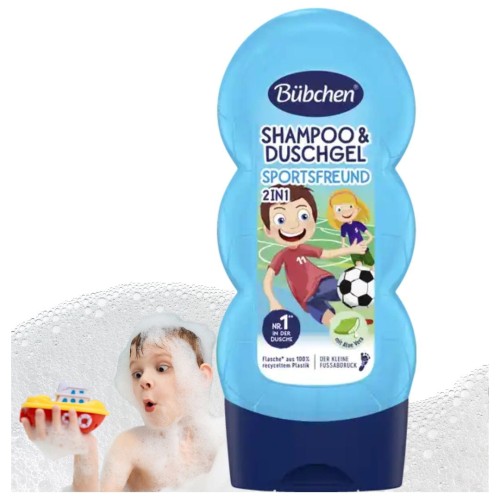 Bubchen Kids Sport Szampon Do Włosów I Żel Do Mycia 230ml Sportsfreund