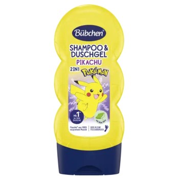 Bubchen Kids Szampon Do Włosów I Żel 2w1 Pokemon Pikachu 230ml