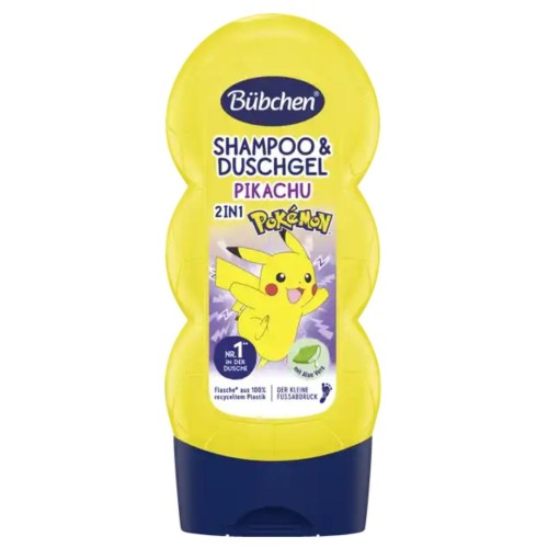 Bubchen Kids Szampon Do Włosów I Żel 2w1 Pokemon Pikachu 230ml