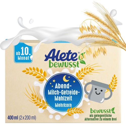 Alete Kaszka Do Picia Zbożowa Napój Mleko Na Noc 2 pak