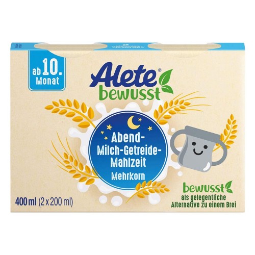 Alete Kaszka Do Picia Zbożowa Napój Mleko Na Noc 2 pak