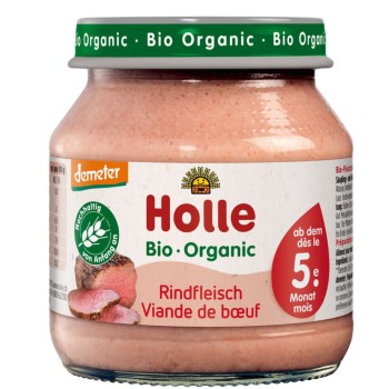 Holle Bio Mięso Wołowe W Słoikczku Wołowina Demeter Obiadek Dla Niemowląt 5 Miesiąc